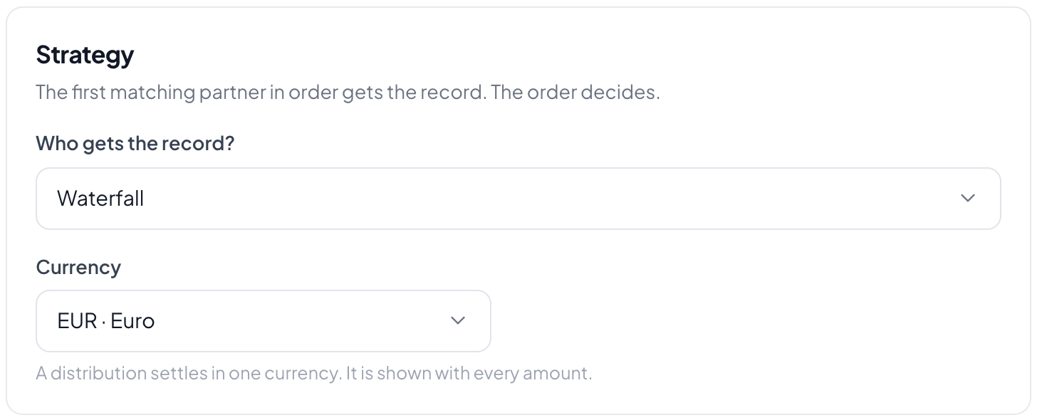 The order and the currency. Which partner comes where is not set here but on the rules.